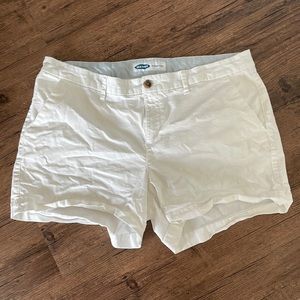 White Everyday Shorts